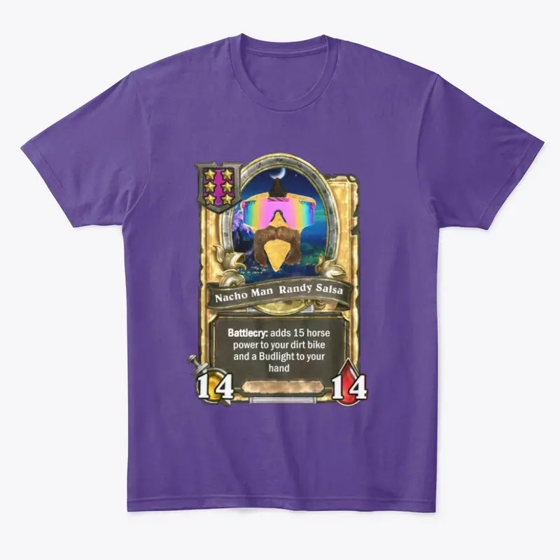 Nacho Man Playing Card tshirt